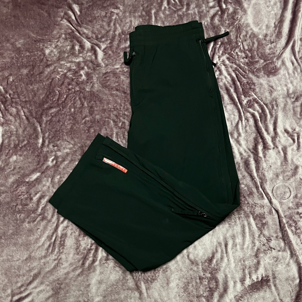 Prada Black Men's Tech Joggers